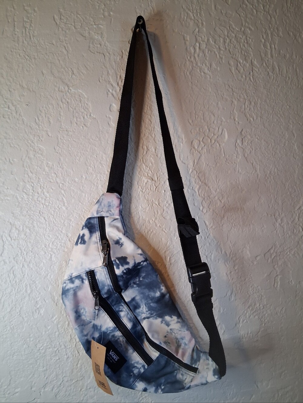 Vans Blue Pink Tie-Dye Sling Bag - Crossbody Bag - Fanny Pack